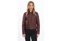 Furniq Uk Women's Leather Jacket