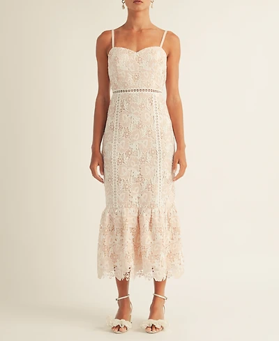 Arose Studio, Inc Women's Jenna Lace Midi Dress
