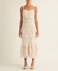 Arose Studio, Inc Women's Jenna Lace Midi Dress