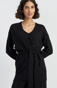 Chinti & Parker Women's Wool Cashmere Blend Belt Wrap Cardigan