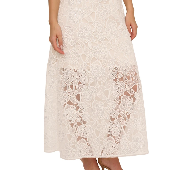 Adrianna Papell Women's Sequined Lace Gown