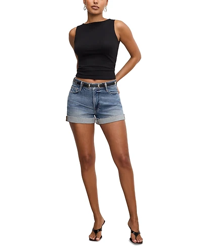 Good American Women's Girlfriend Shorts