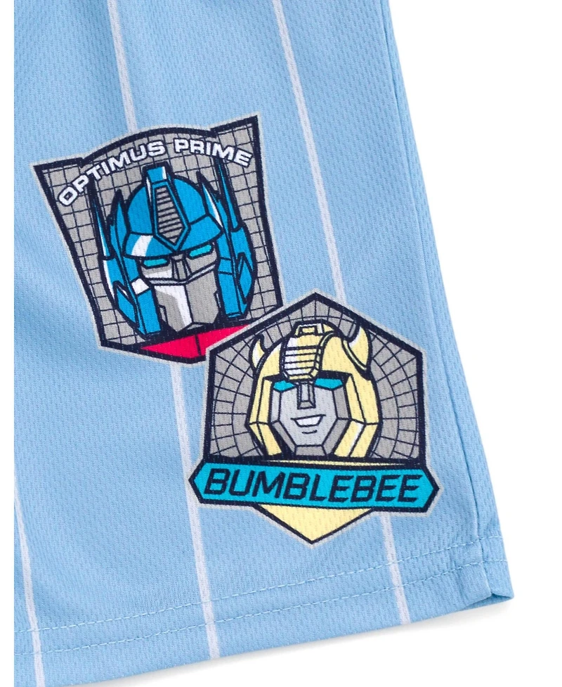 Transformers Toddler Boys Mesh Jersey Athletic Tank Top and Basketball Shorts Outfit Set