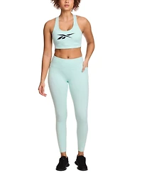 Reebok Women's Lux Pocket High-Rise Ankle Leggings