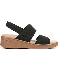LifeStride Women's Festive Washable Slingback Wedge Sandals