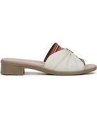 LifeStride Women's Paradise Washable Block Heel Slide Sandals