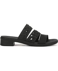 LifeStride Women's Poppy Washable Block Heel Slide Sandals