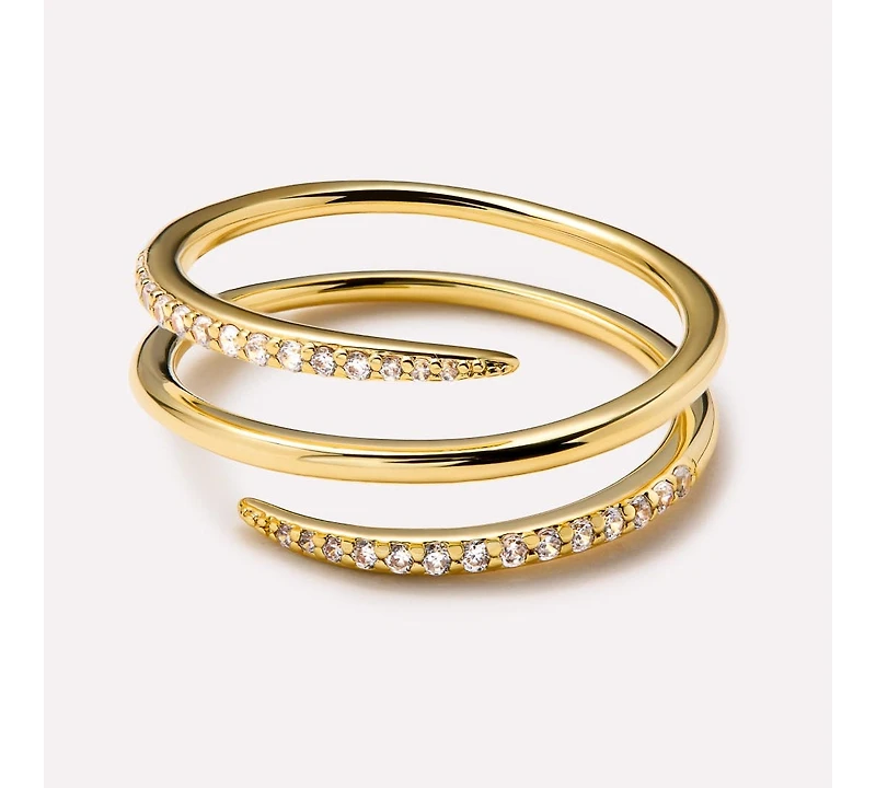 Ana Luisa Claw Ring - Oren Triple