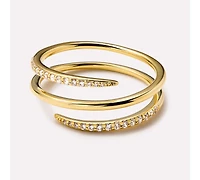 Ana Luisa Claw Ring - Oren Triple
