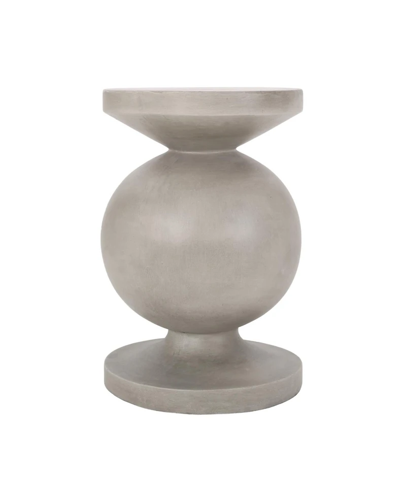 Streamdale Modern Concrete Side Table No Assembly Required, Lightweight & Durable