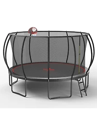 Streamdale 16FT trampoline Pumpkin- Black Red