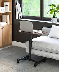Seville Classics Mobile Laptop Sitting Desk Cart