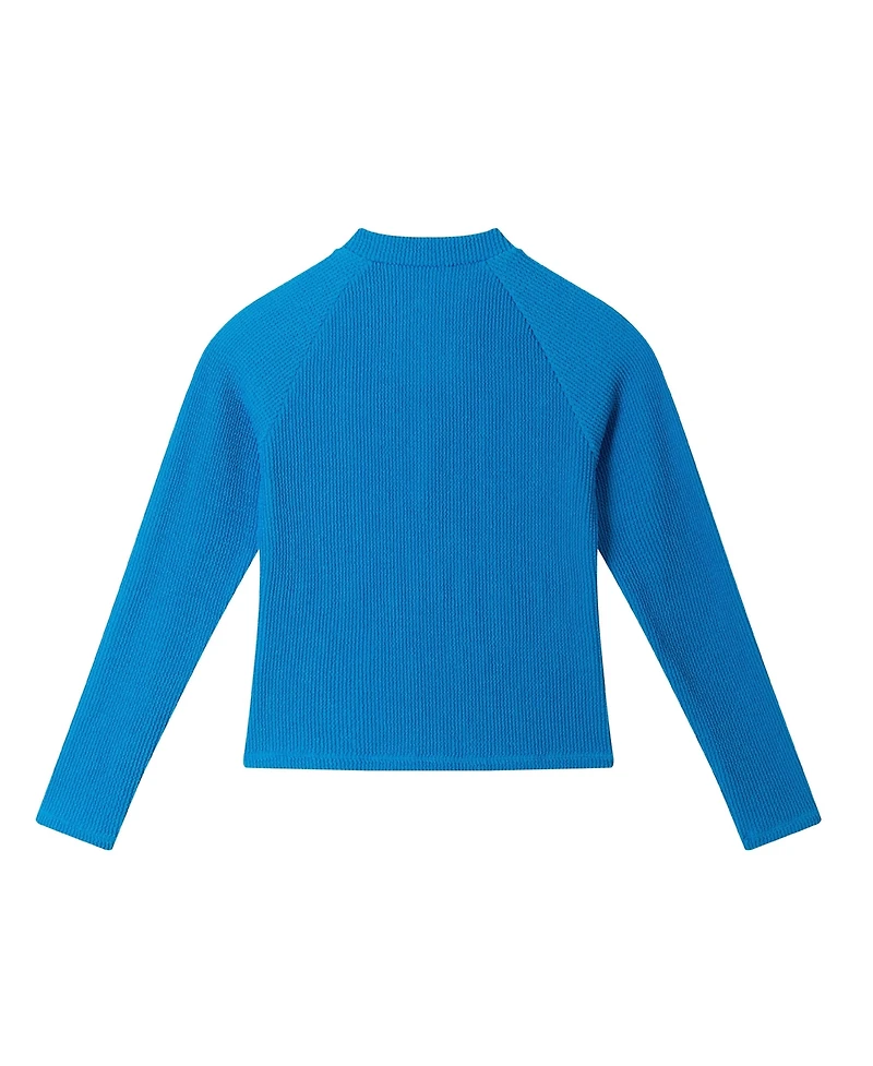 Toddler/Child Girls Blue Long Sleeve Rashguard