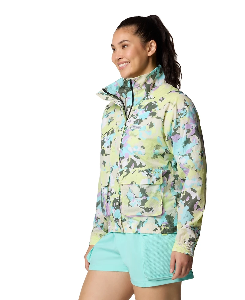 Columbia Women's Pfg Open Water Windbreaker Jacket