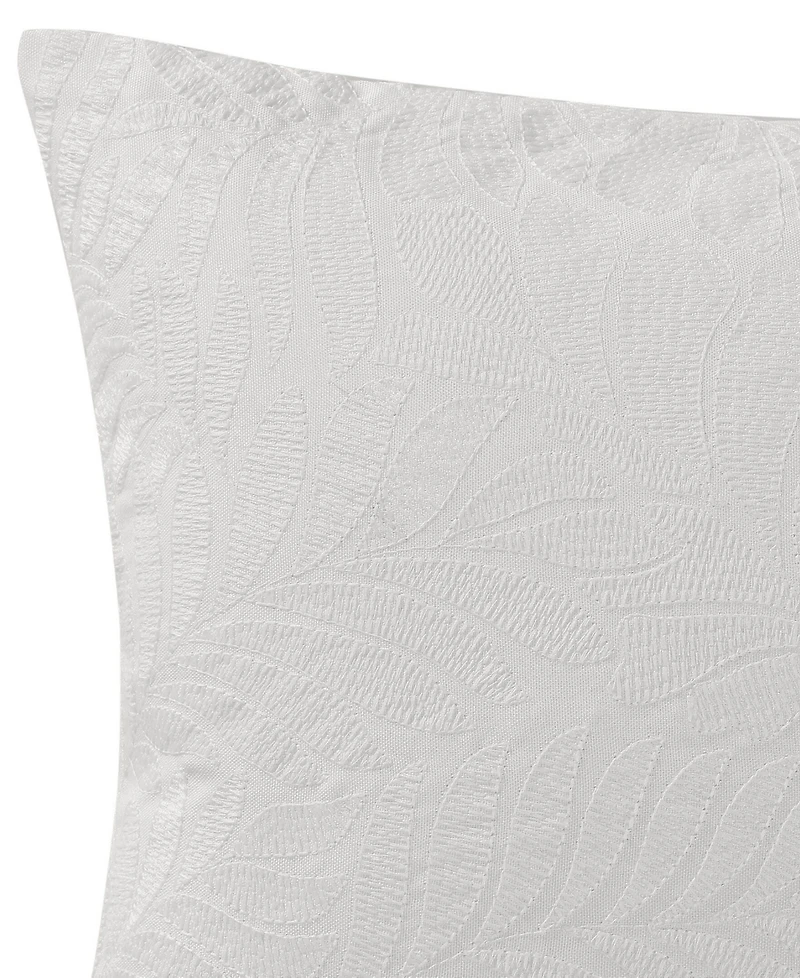 Tommy Bahama Island Estate Embroidered Leaf Decorative Pillow, 15" x 20"