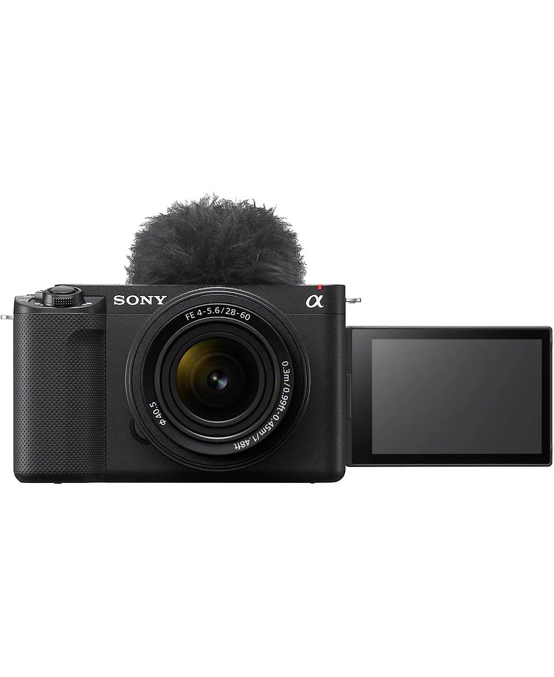 Sony Sony Zv-E1 Full-Frame Interchangeable Lens Mirrorless Vlog Camera with Fe 28-60mm f/4-5.6 Lens, Black