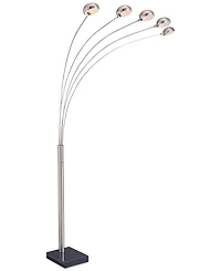 Lite Source 5 Multi-Lite Metal Arc Floor Lamp