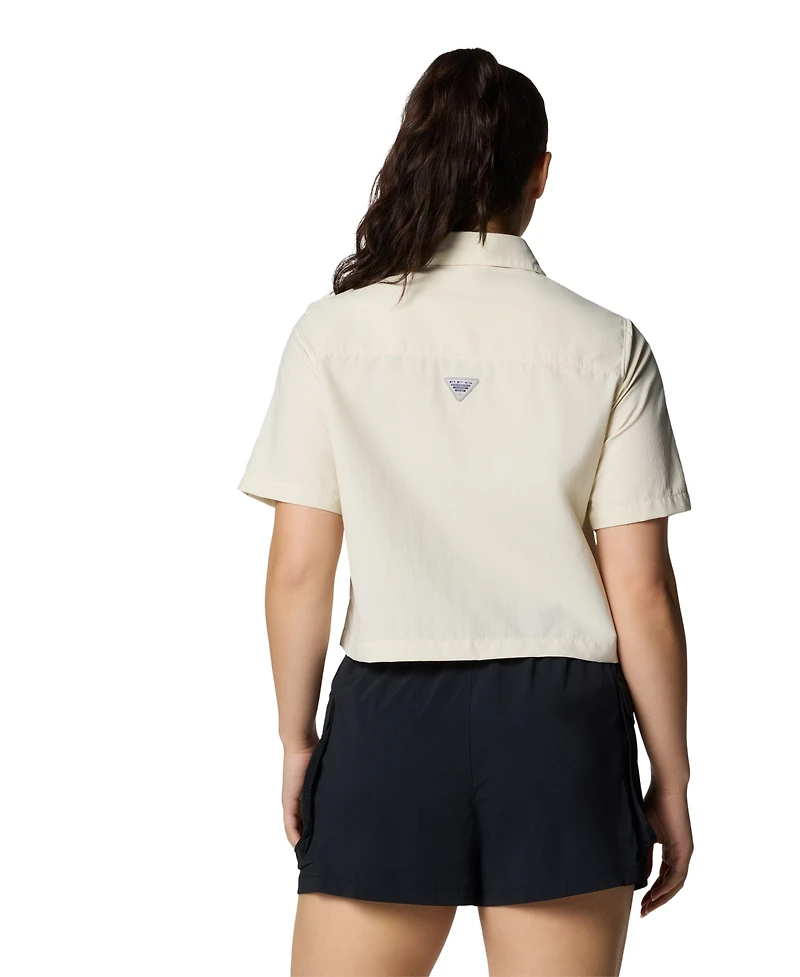 Columbia Women's Pfg Open Water Short Sleeve Top