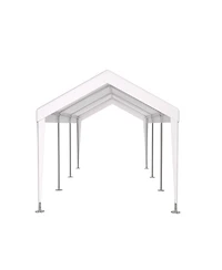 Streamdale 10' x 20' Portable Carport Garage with Roll-up Doors and Ventilated Windows