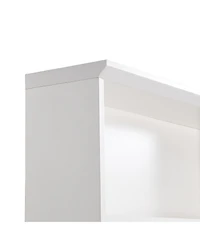 Streamdale Hall Tree with Bench and Cube Storage (8 Hooks, White)