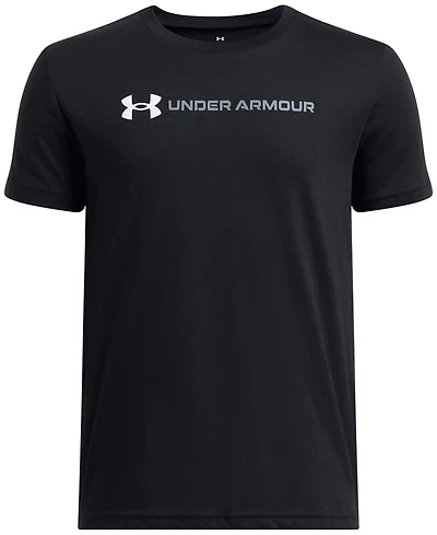 Under Armour Big Boys Logo Wordmark Graphic T-Shirt