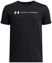 Under Armour Big Boys Logo Wordmark Graphic T-Shirt