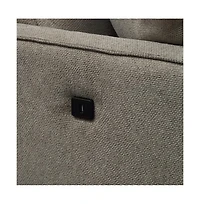 Living Space Sofa 2 Seater ,Loveseat With Waterproof Fabric Cream , Usb Charge