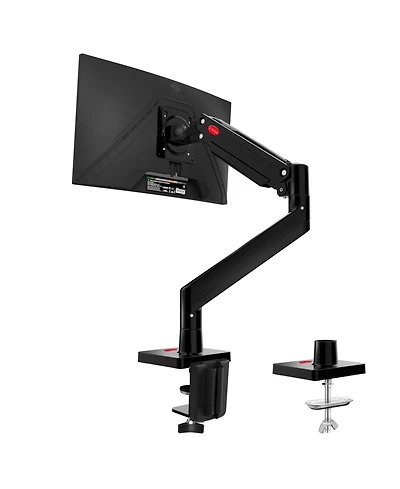 Z-edge MS05 Single Mount Stand Arm, Supports 22"- 40" monitors and 26 lbs, 360° Adjustable, standards 75x75mm/100x100mm, Clamp & Gromme
