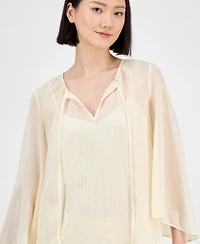 Anne Klein Women's Tie-Neck Blouse