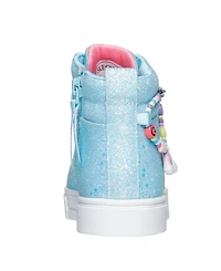 Skechers Little Girls Twinkle Toes: Sparks - Charm Bestie High-Top Light-Up Casual Sneakers from Finish Line