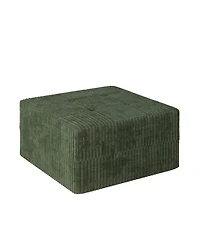 Streamdale Minimalist Corduroy Ottoman Sofa Bed, Space-Saving Design