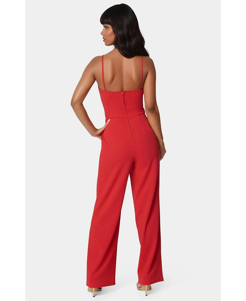 Bebe Women's Sweetheart Jumpsuit