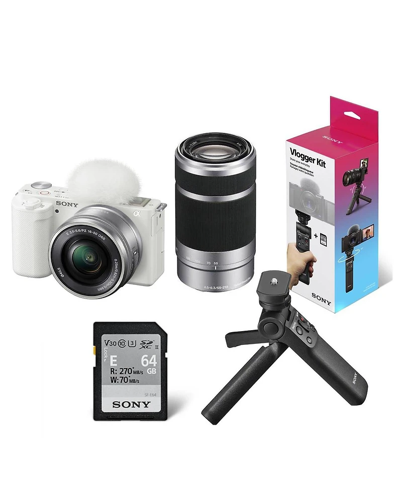 Sony Sony Zv-E10 Mirrorless Interchangeable Lens Vlogging Camera with 16-50mm Lens, Black