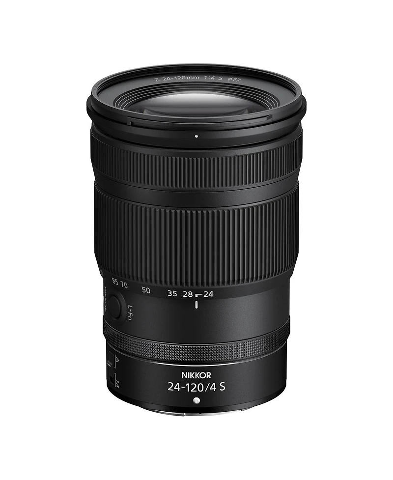 Nikon Z 7II Mirrorless Camera with Nikkor Z 24-120mm f/4 S Lens, Bundle with 128GB Memory Card, Extra Battery, 77mm Filter Kit, Cleaning Kit