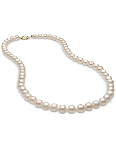 Belle de Mer Cultured Freshwater Pearl (6mm) Strand in 14k Gold, 18"
