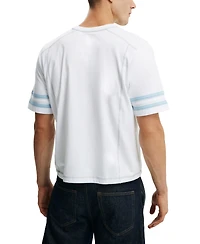 Cotton On Men's Cropped Fit Panel T-Shirt