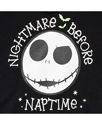 Nightmare Before Christmas Baby Boys Disney Fleece Pullover Hoodie Bodysuit and Pants 3 Piece Outfit Set