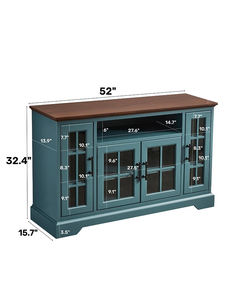 Streamdale Buffet Table Sideboard with 4 Doors