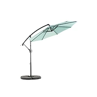 Streamdale Best Choice Products 10ft Offset Hanging Patio Umbrella w/Easy Tilt, Polyester Shade, 8 Ribs for Backyard