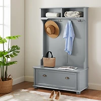 Streamdale Modern Hall Tree with Storage Bench & Hooks