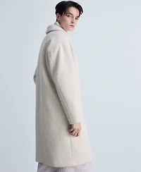 Mango Women's Oversized Boucle Long Coat