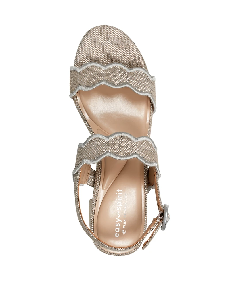 Easy Spirit Women's Daana Block Heel Slingback Sandals