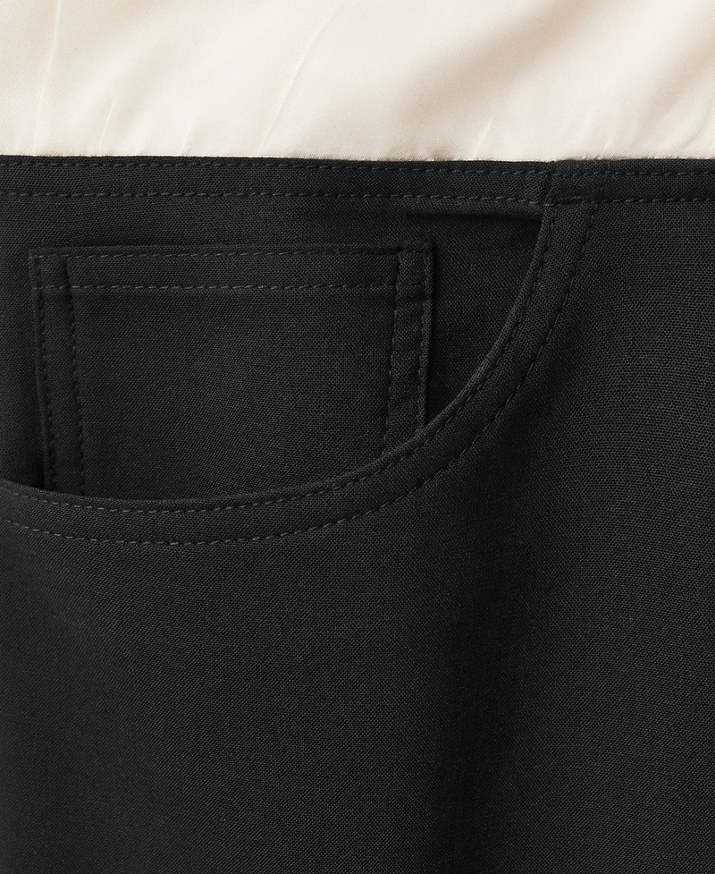 Mango Women's Combined Wool Blend Jogger Pants