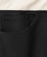 Mango Women's Combined Wool Blend Jogger Pants