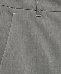 Mango Women's Straight Mid-Rise Trousers