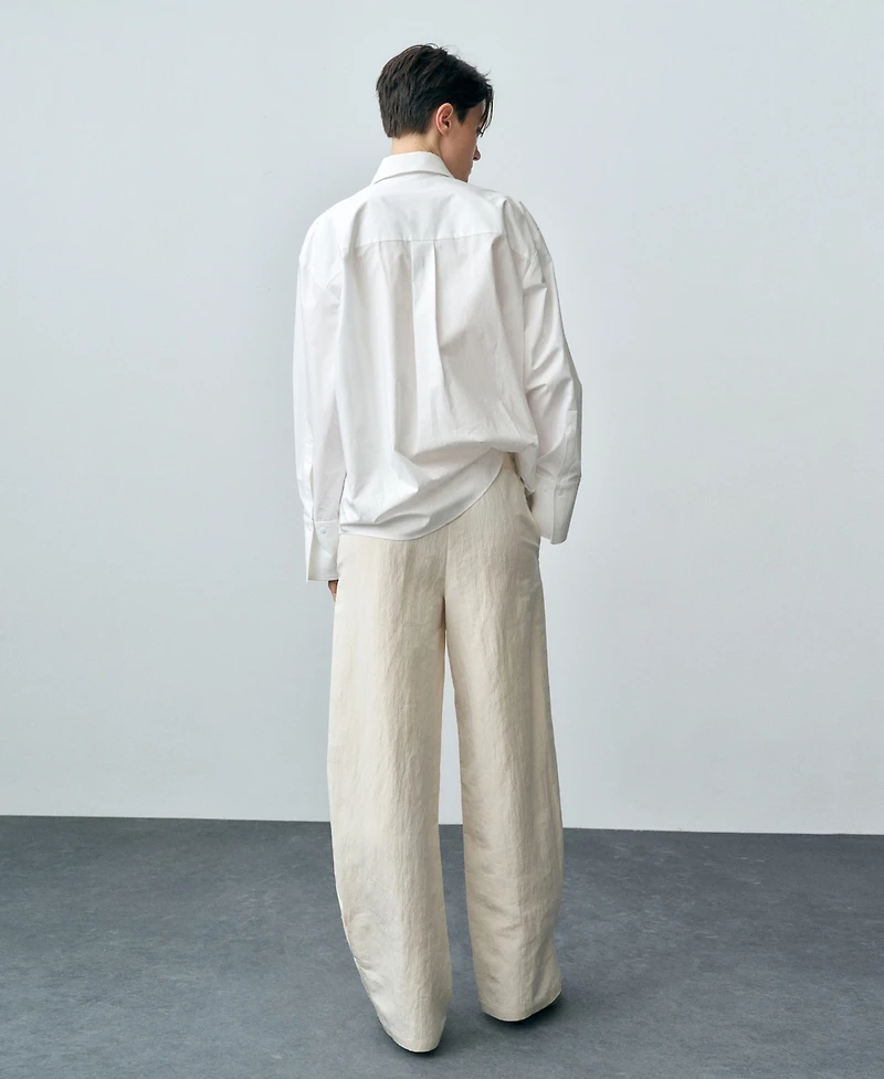 Mango Women's Pleated Jogger Pants