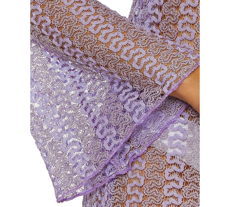 Becca Women's Golden Crochet Ring-Front Cover-Up