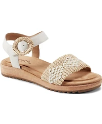 Earth Women's Padma Woven Band Ankle Strap Sandals