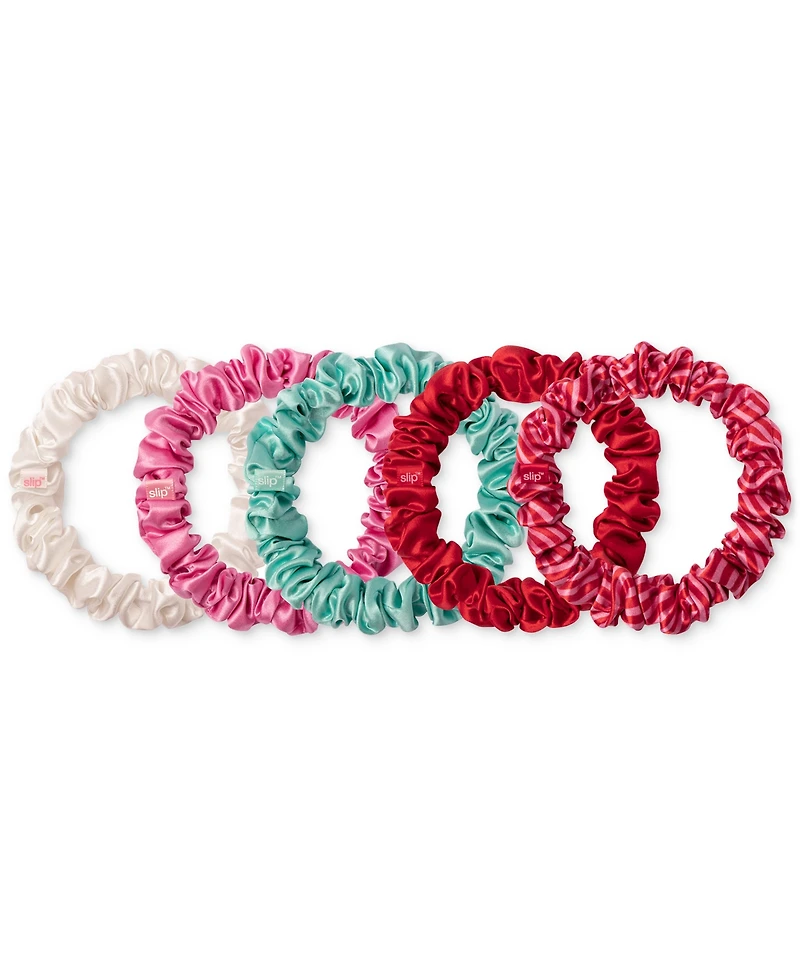 Slip 5-Pc. Pure Silk Midi Scrunchies Set