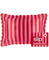 Slip Pure Silk Queen Pillowcase With Scalloped Edge - Sunshade
